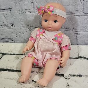 Vintage 1975 Goldberger First Bath Time Water Baby Doll 11" Soft Rubber Body